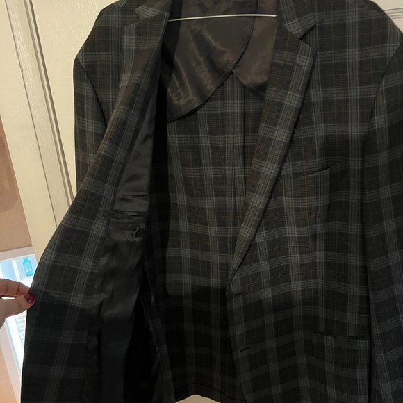 DKNY Mens Modern Fit Suit Jacket - Picture 7 of 12